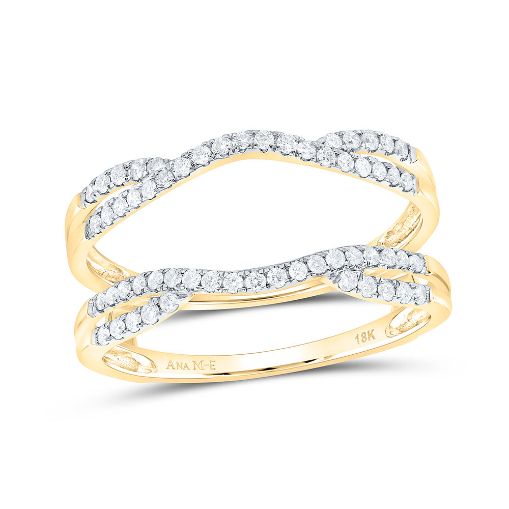 18K Yellow Gold 1/3Ctw Natural Diamond Ana M Elite Enhancer Ring