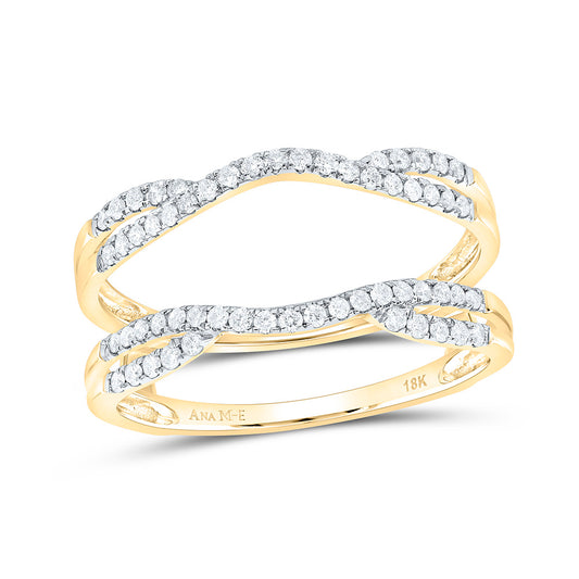 18K Yellow Gold 1/3Ctw Natural Diamond Ana M Elite Enhancer Ring