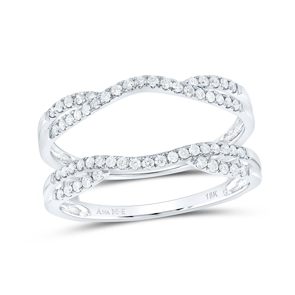 18K Yellow Gold 1/3Ctw Natural Diamond Ana M Elite Enhancer Ring