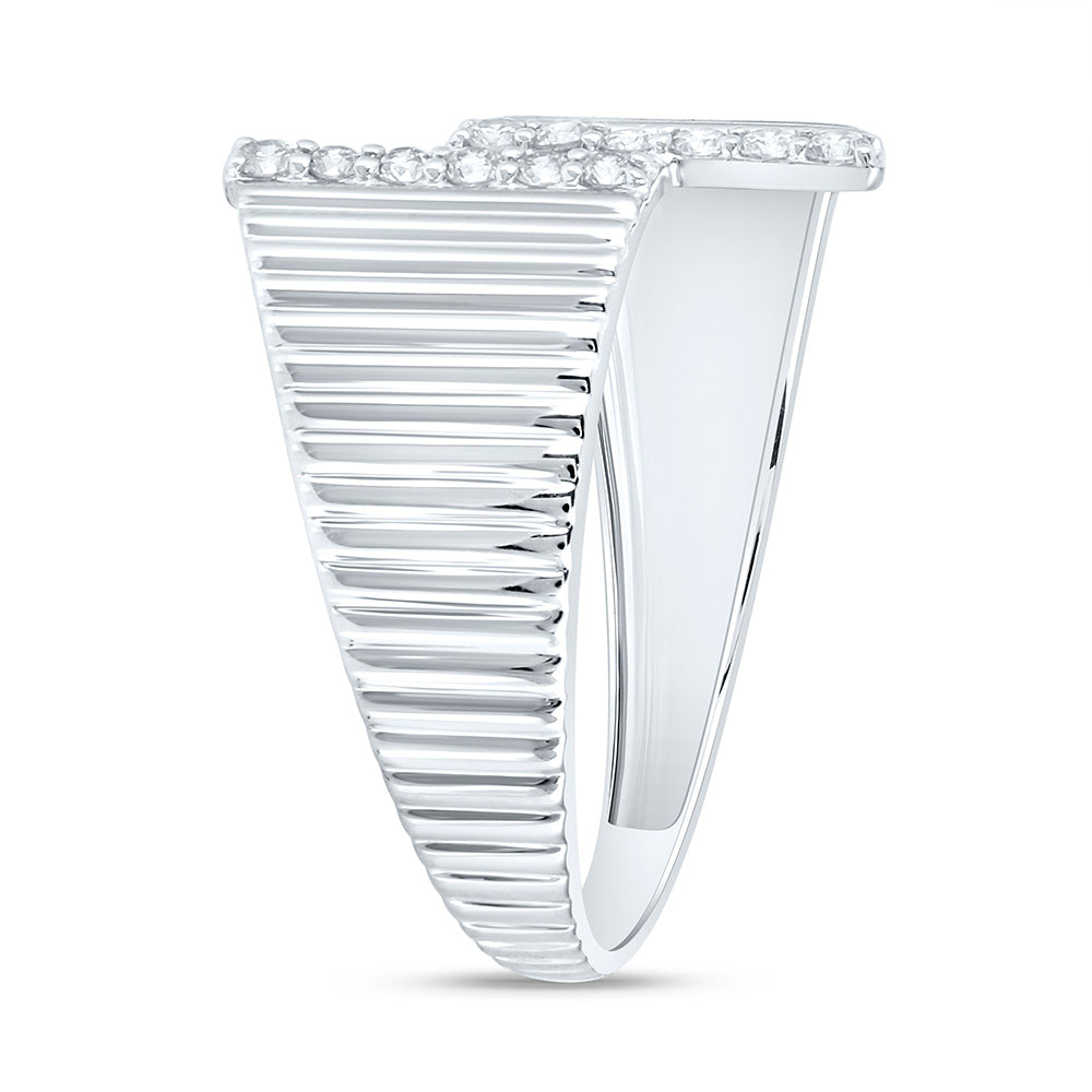 14K Yellow Gold 1/6Ctw Natural Diamond Fashion Ring