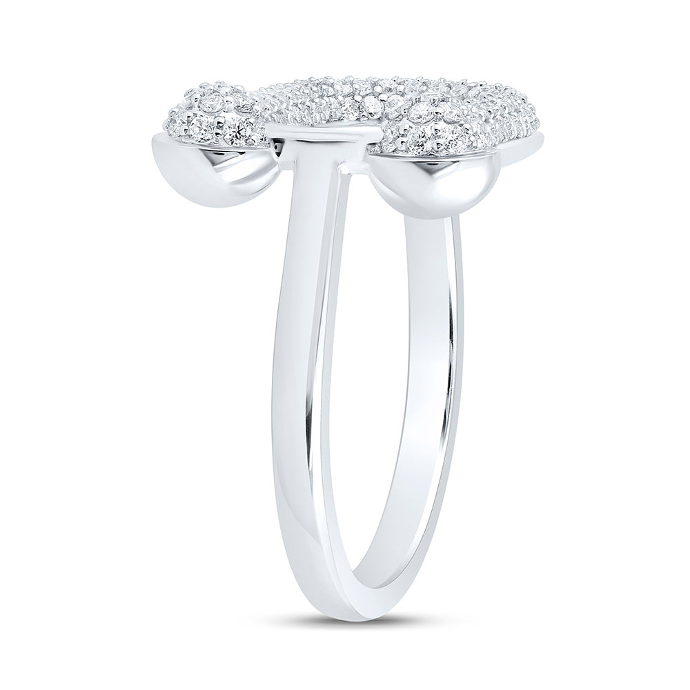 14K Yellow Gold 5/8Ctw Natural Diamond Ana M Fashion  Ring