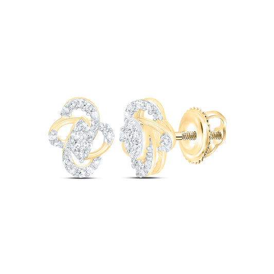Sterling Silver 1/8Ctw Natural Diamond P1 Gift Earring