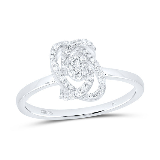 Sterling Silver 1/6Ctw Natural Diamond P1 Gift Ring