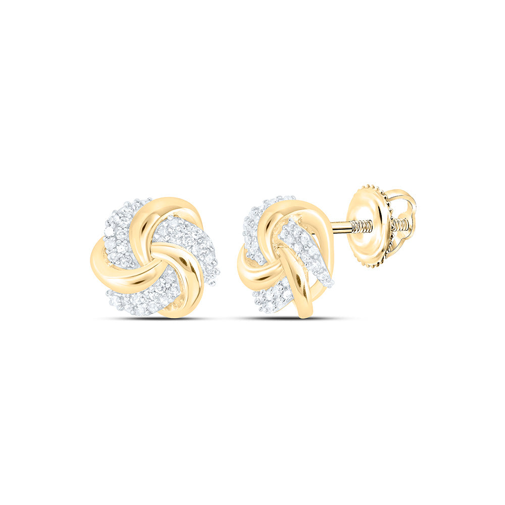 Sterling Silver 1/5Ctw Natural Diamond P1 Gift Earring