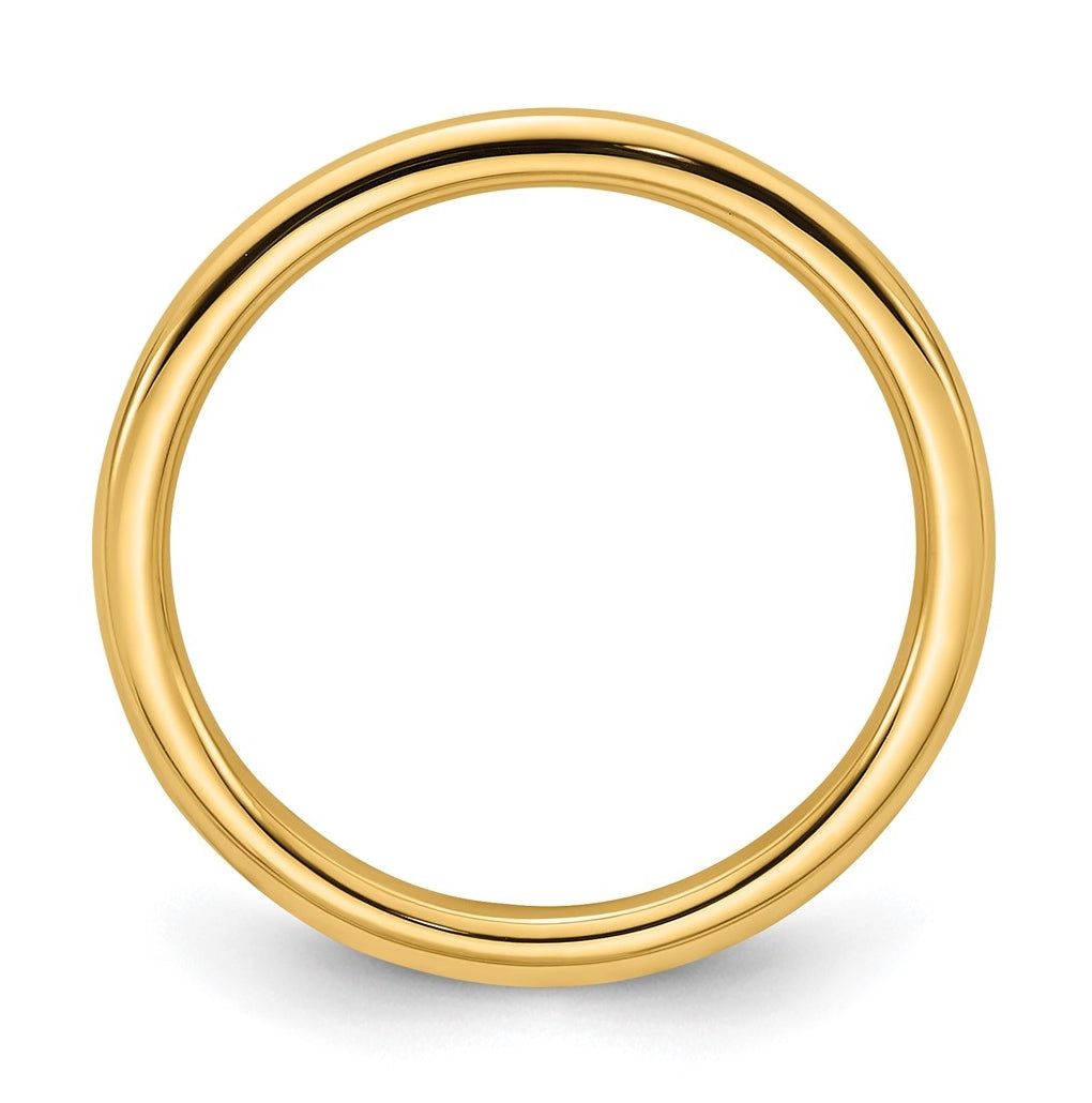 14k Yellow Or White Gold Or Platinum Standard Weight Comfort Fit Wedding Band