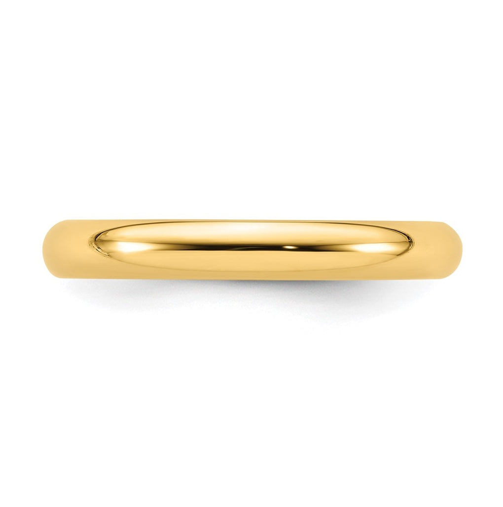 14k Yellow Or White Gold Or Platinum Standard Weight Comfort Fit Wedding Band