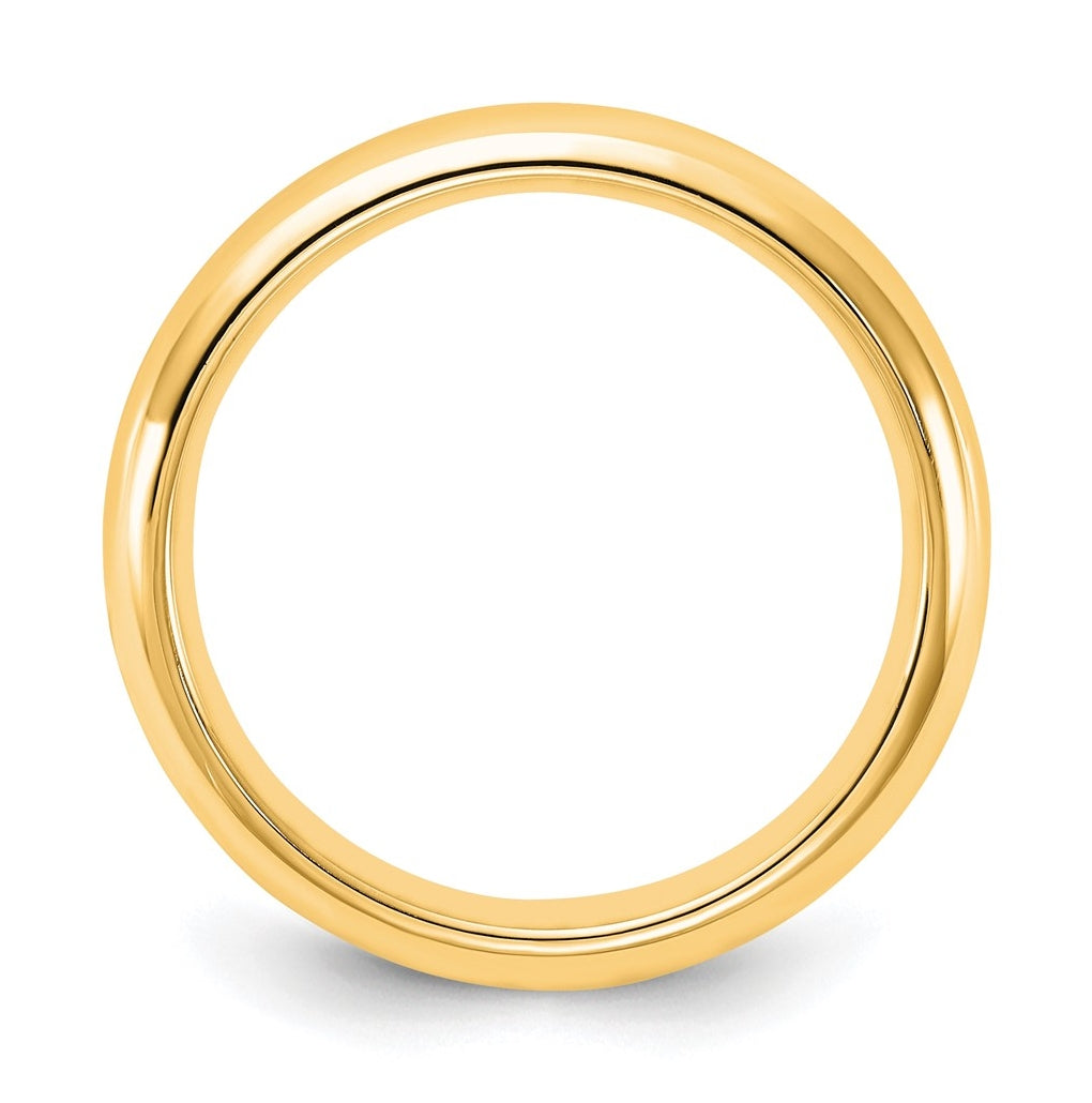 14k Yellow Or White Gold Or Platinum Standard Weight Comfort Fit Wedding Band