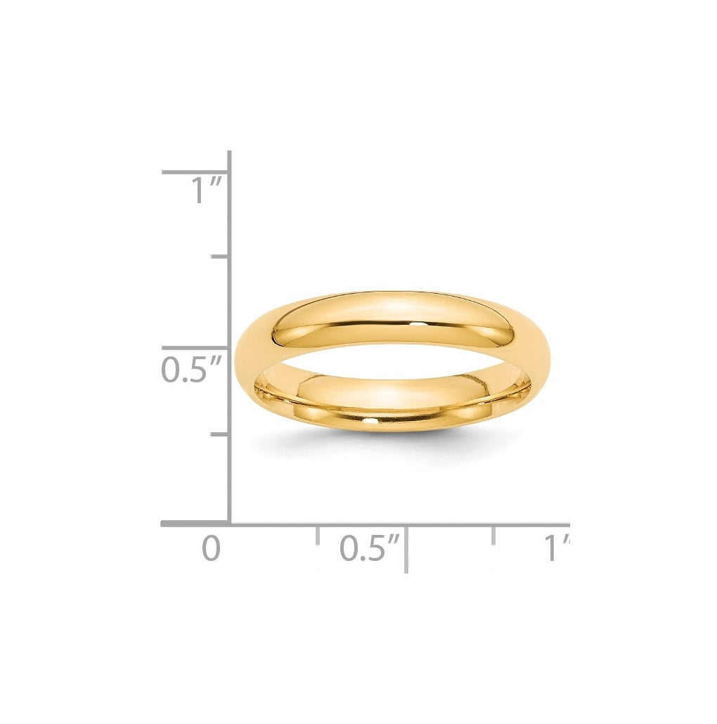 14k Yellow Or White Gold Or Platinum Standard Weight Comfort Fit Wedding Band