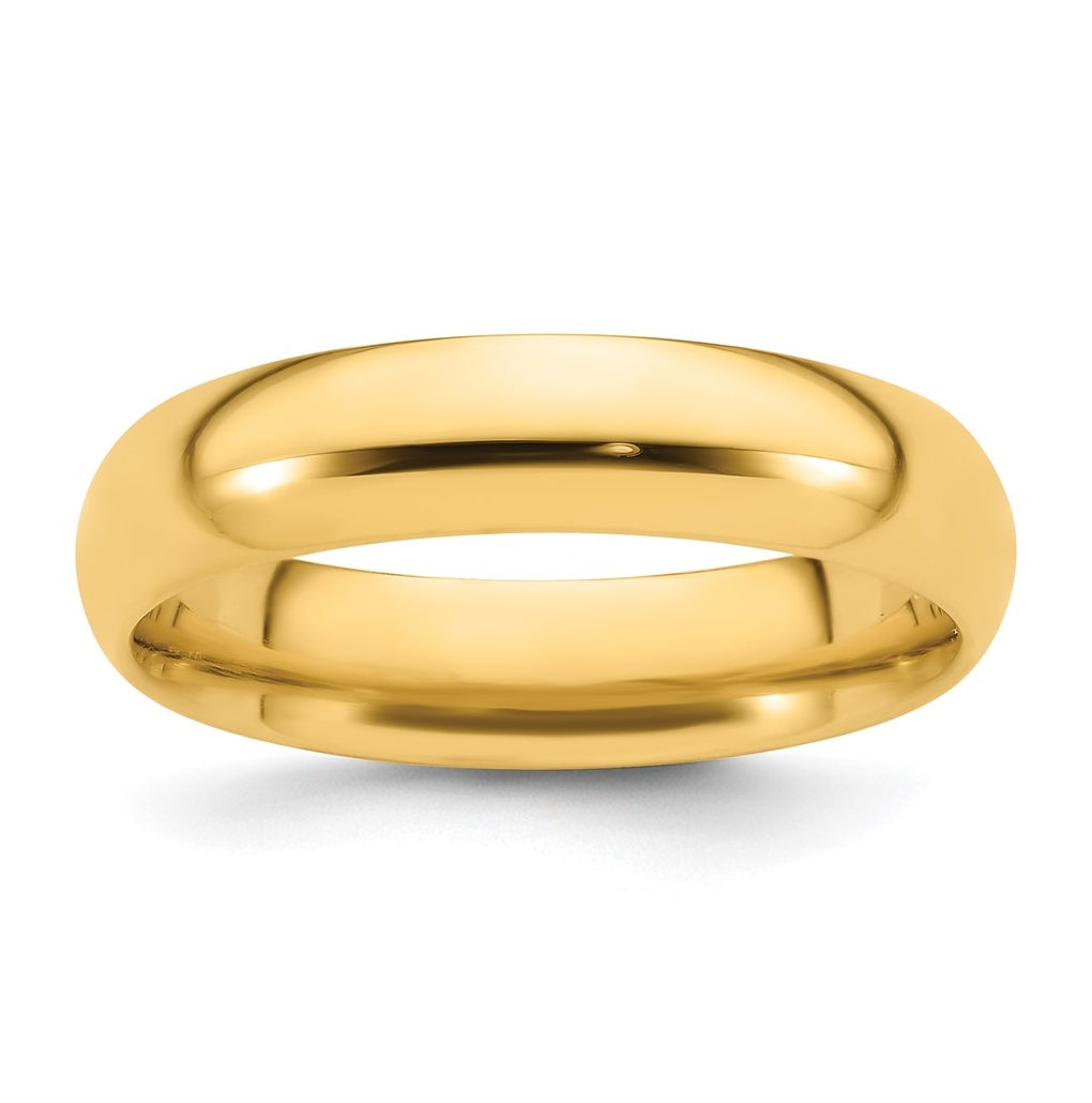 14k Yellow Or White Gold Or Platinum Standard Weight Comfort Fit Wedding Band