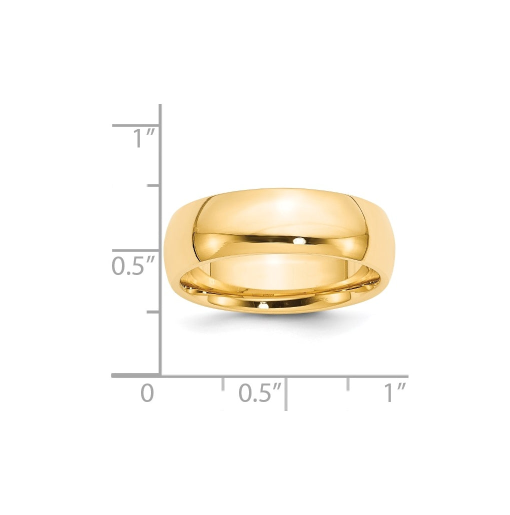 14k Yellow Or White Gold Or Platinum Standard Weight Comfort Fit Wedding Band