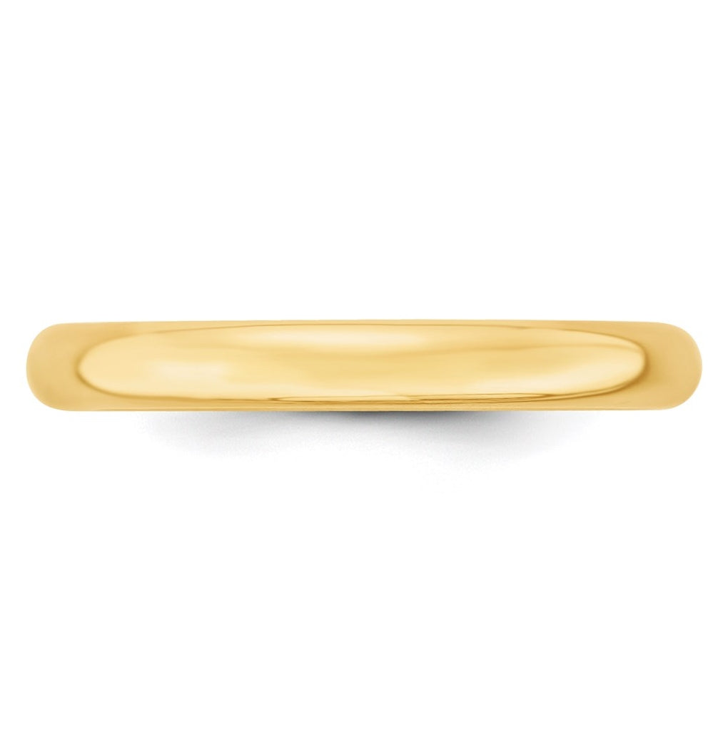 14k Yellow Or White Gold Or Platinum Lightweight Comfort Fit Wedding Band