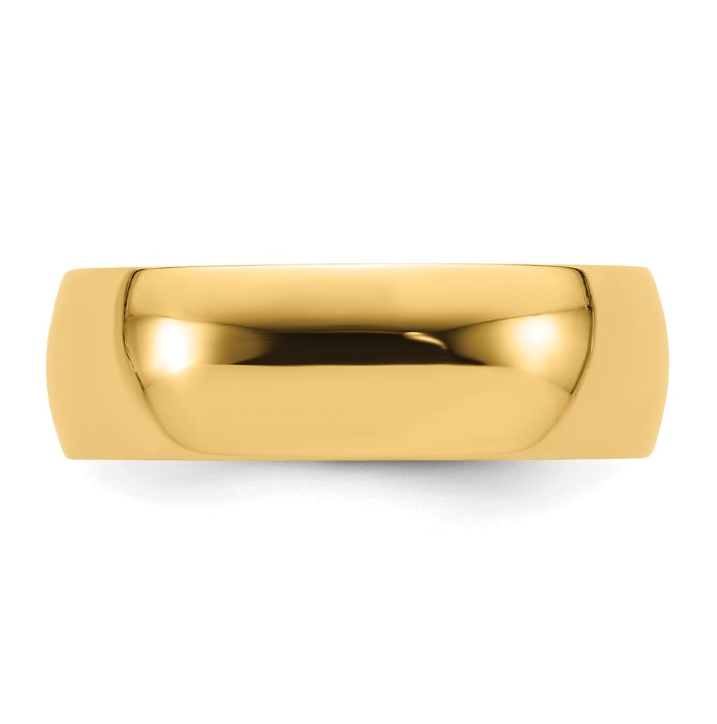 14k Yellow Or White Gold Or Platinum Lightweight Comfort Fit Wedding Band