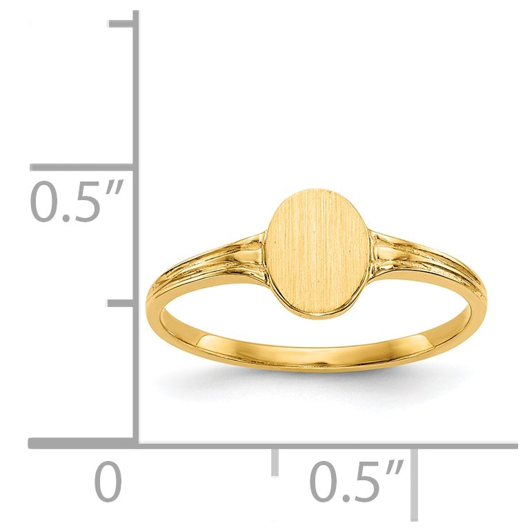 14K Yellow Gold Signet-Ring