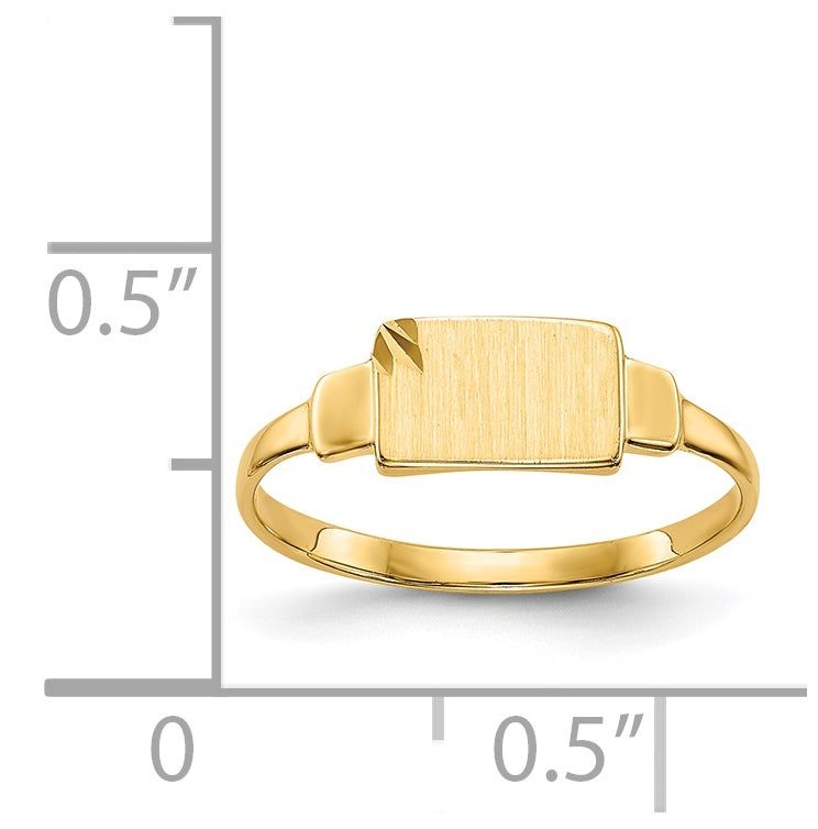 14K Yellow-Gold Signet Ring