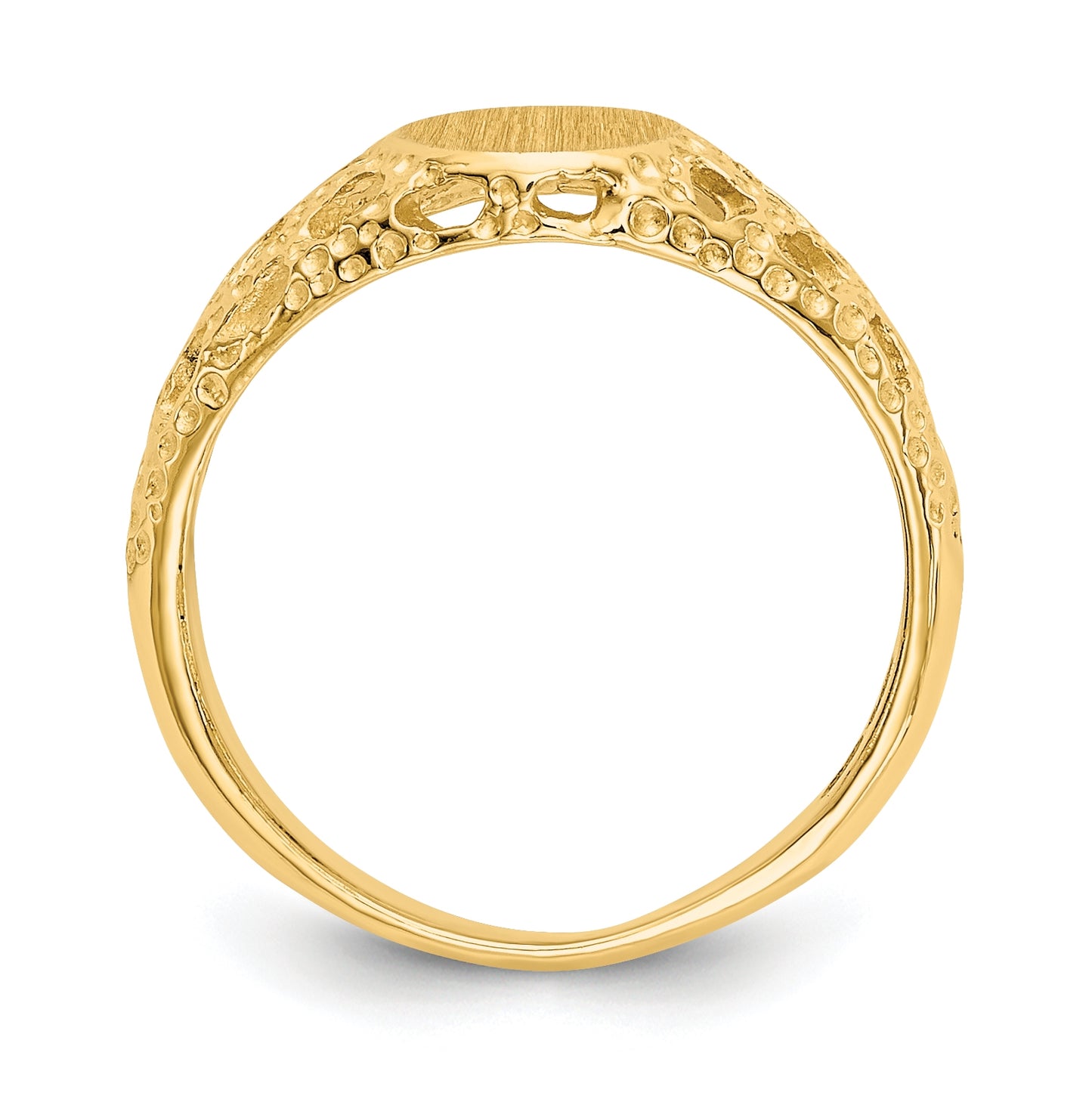 14K Yellow Gold Signet Rings