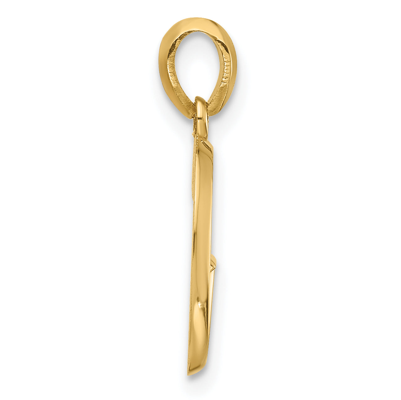 14K Yellow Gold Fancy Letter G