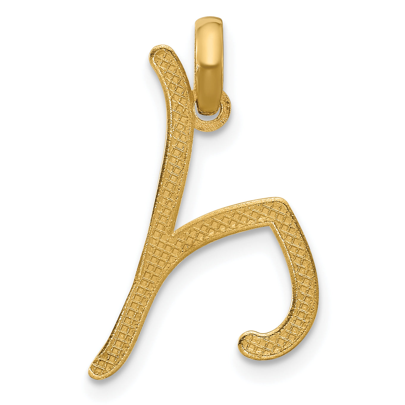 14K Yellow Gold Fancy Letter Y