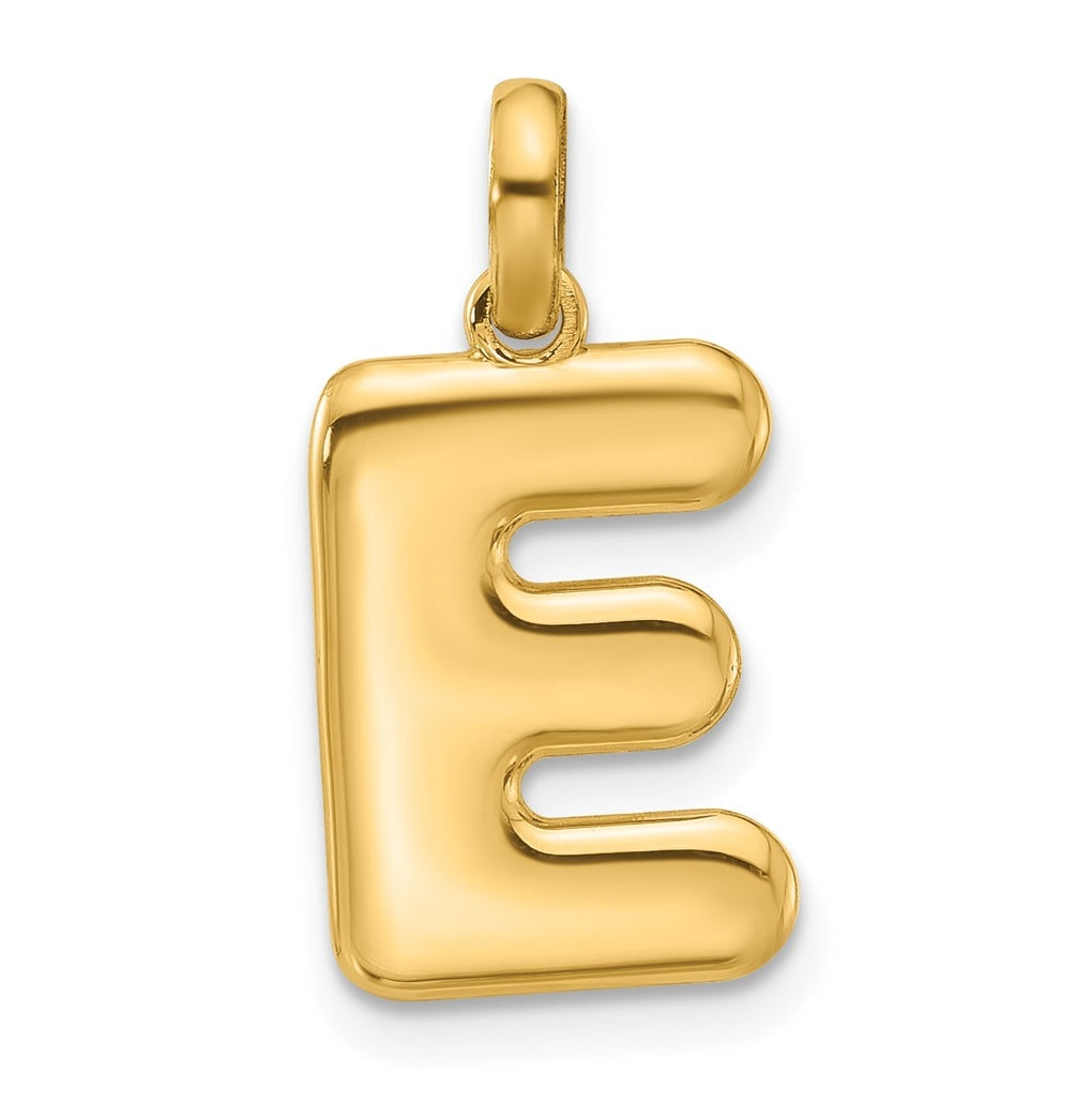 14K Yellow Gold Fancy Letter Charm