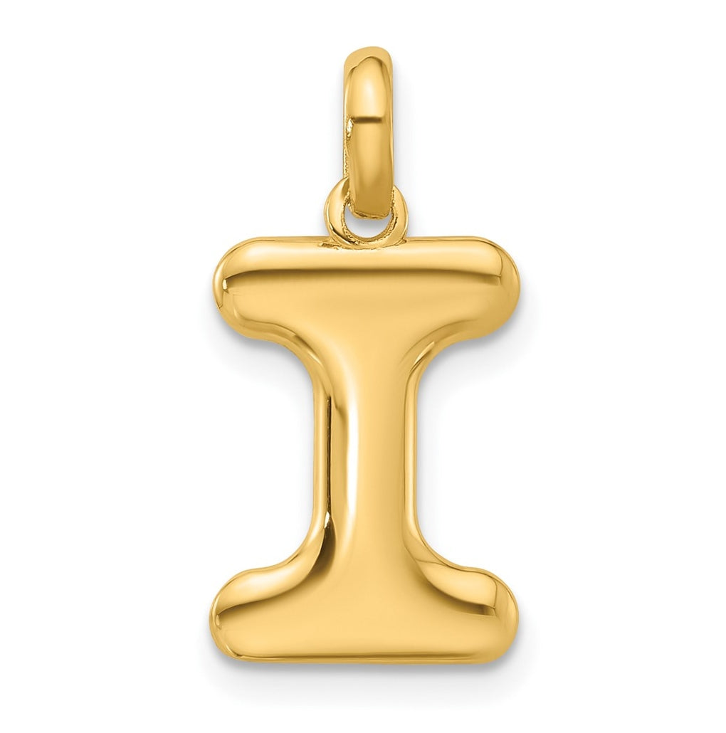 14K Yellow Gold Fancy Letter Charm
