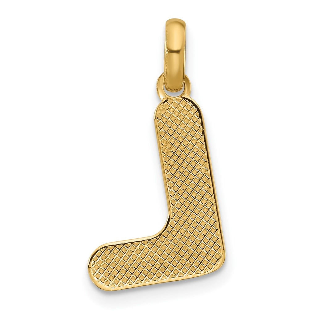 14K Yellow Gold Fancy Letter Charm