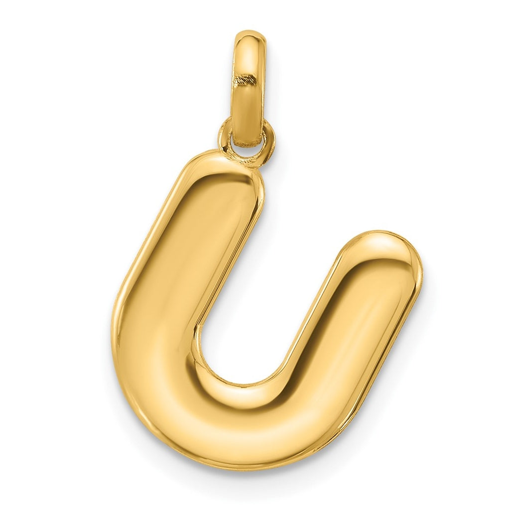 14K Yellow Gold Fancy Letter Charm