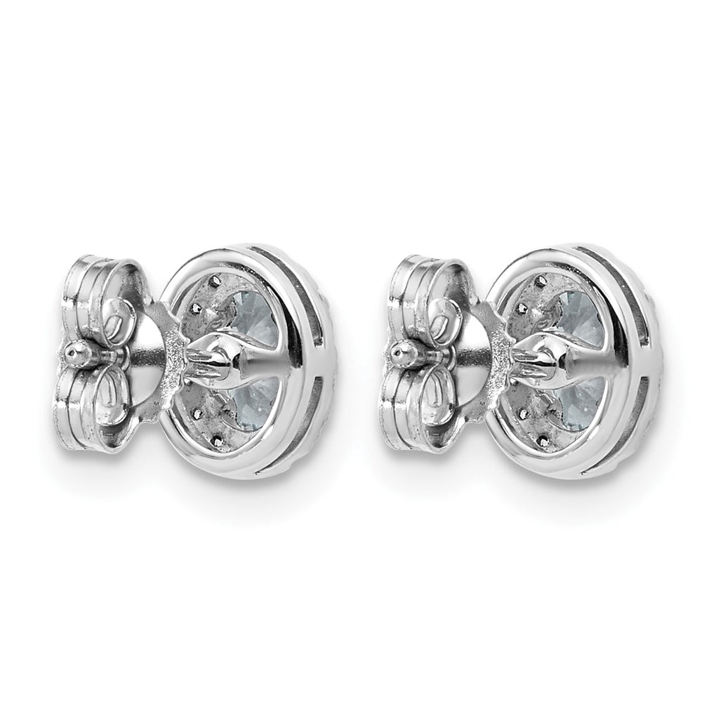 14k White Gold 5/8 carat Lab Grown Diamond VS+ F+ Complete Oval Halo Earrings