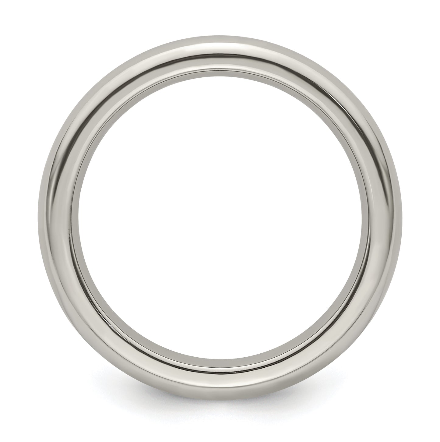 Edward Mirell Titanium Domed 4mm Polished Band Size 11