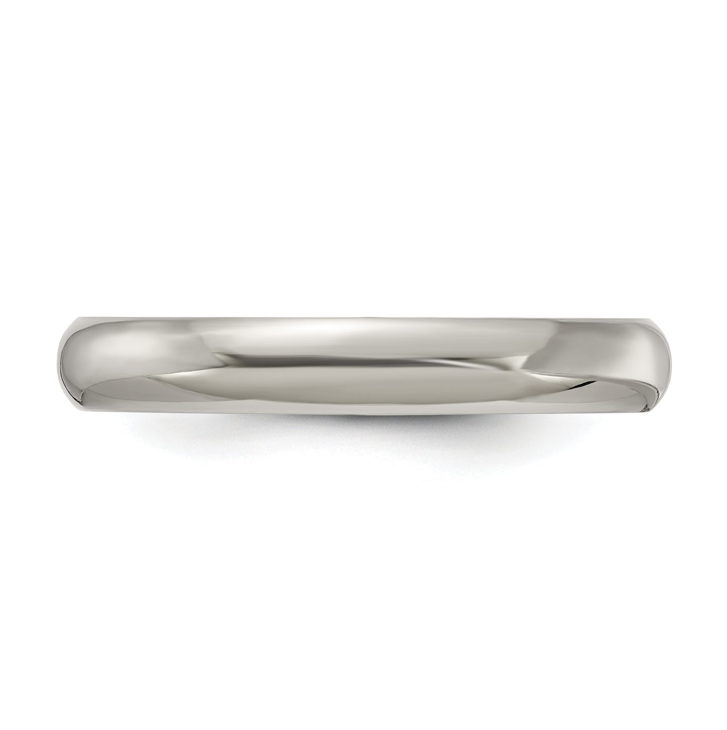 Edward Mirell Titanium Domed 4mm Polished Band Size 6.5
