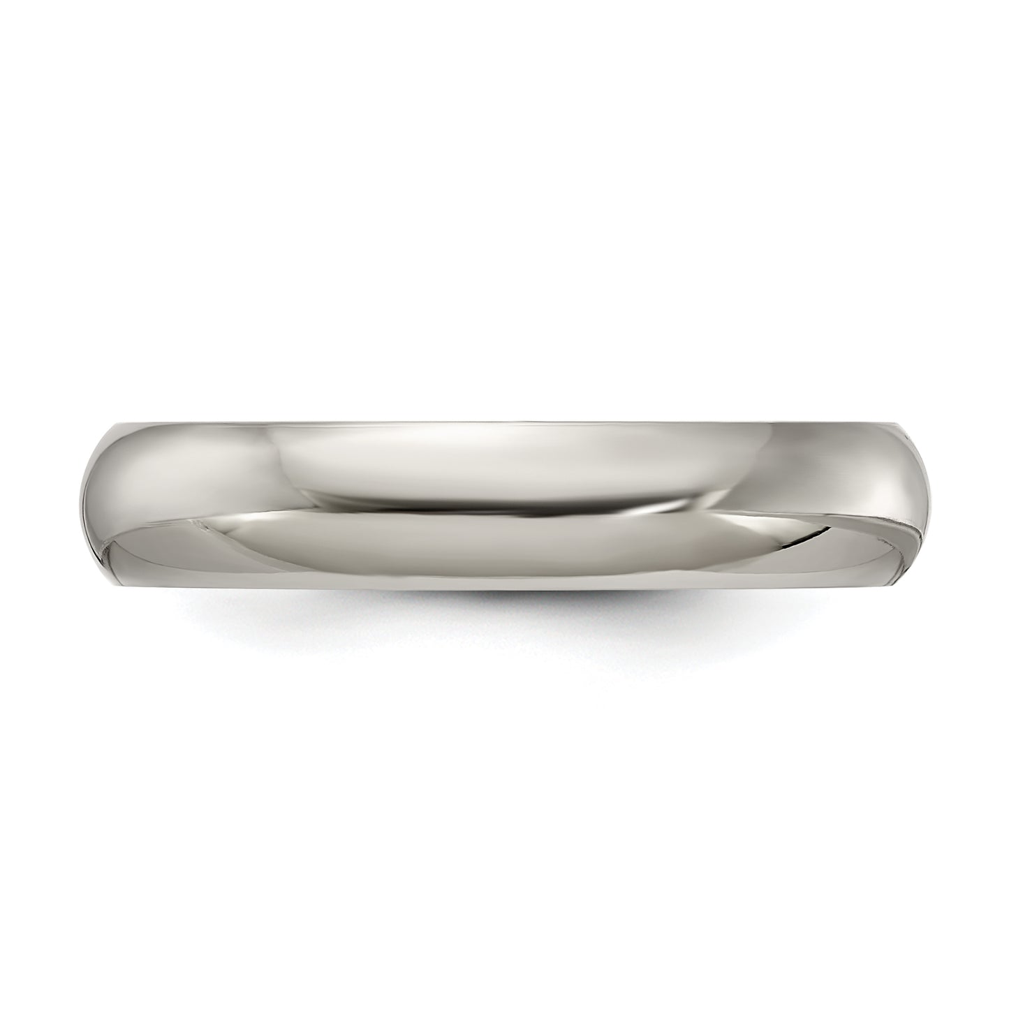 Edward Mirell Titanium Domed 5mm Polished Band Size 6.5