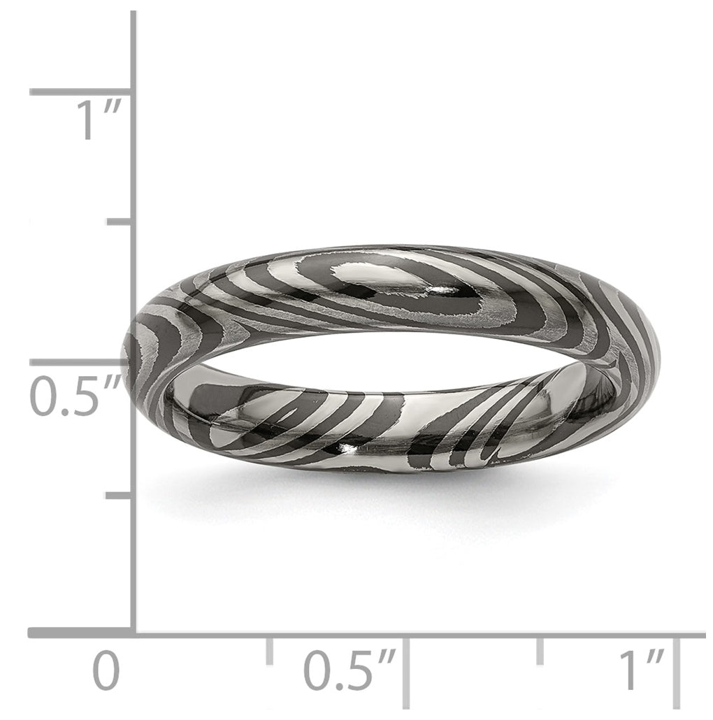 Edward Mirell Timoku Dome 4mm Band – Elegant Jewelry Gift for Birthday, Anniversary, Engagement, Wedding