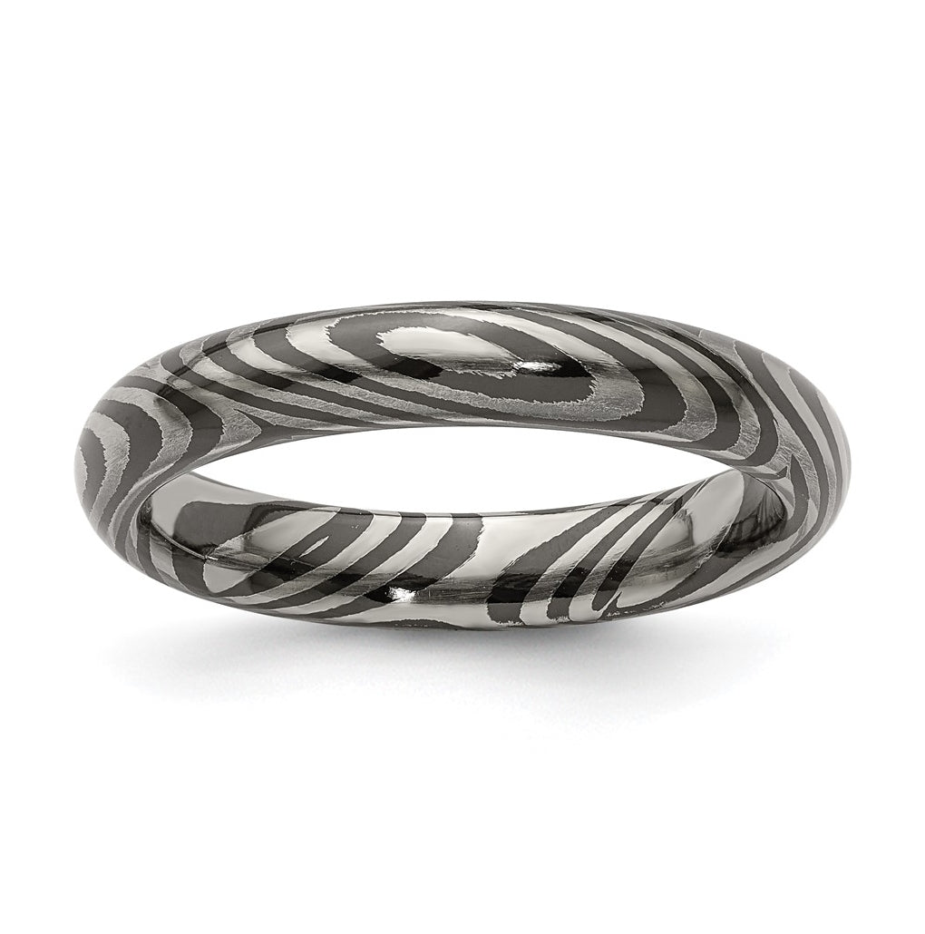 Edward Mirell Timoku Dome 4mm Band – Elegant Jewelry Gift for Birthday, Anniversary, Engagement, Wedding