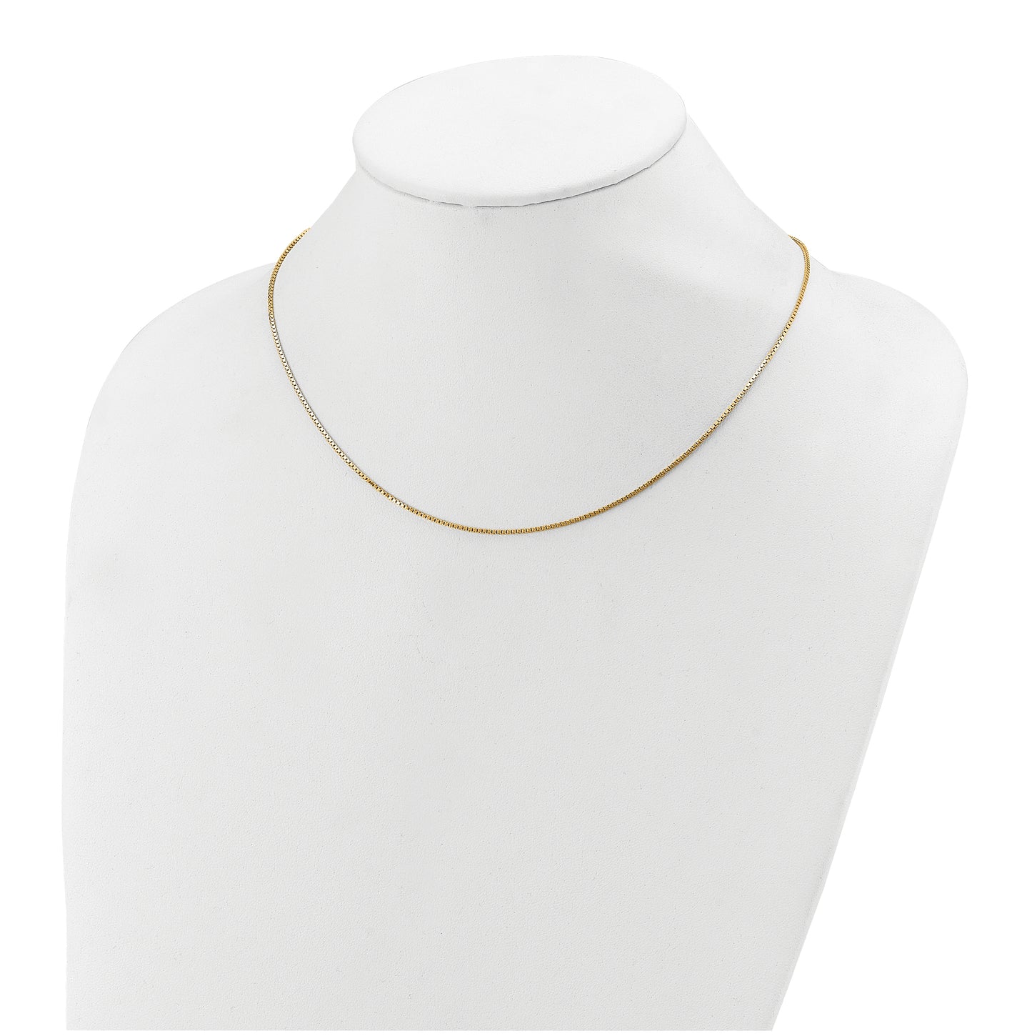 Sterling SIlver Or  Rose Gold Plated 1.1mm Box 1in+1in Adjustable Chain