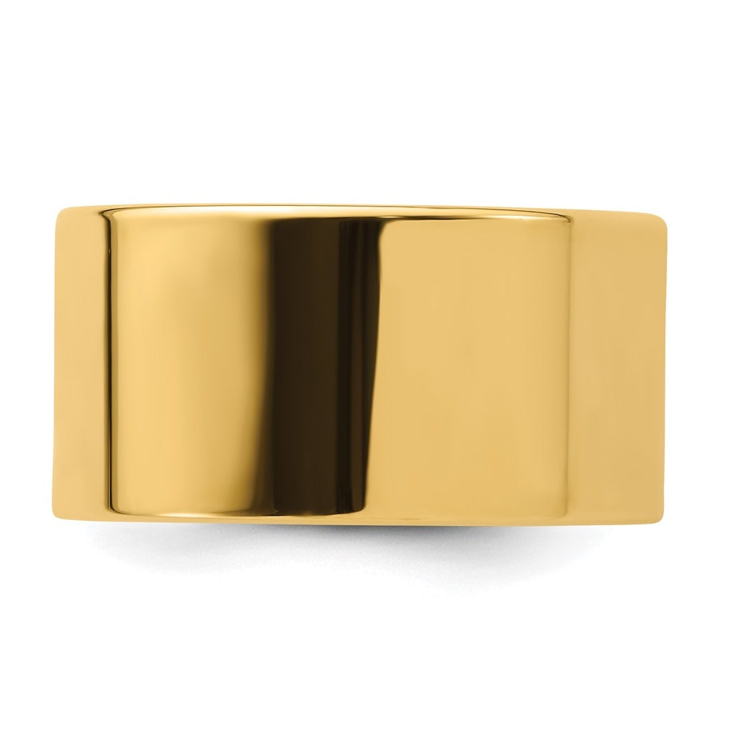 14K Yellow Or White Gold Standard Weight Flat Comfort Fit Wedding Band