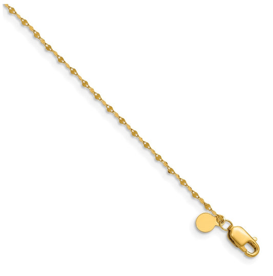 1/20 14K Gold Filled Alternate Anchor w/Lobster Clasp Chain