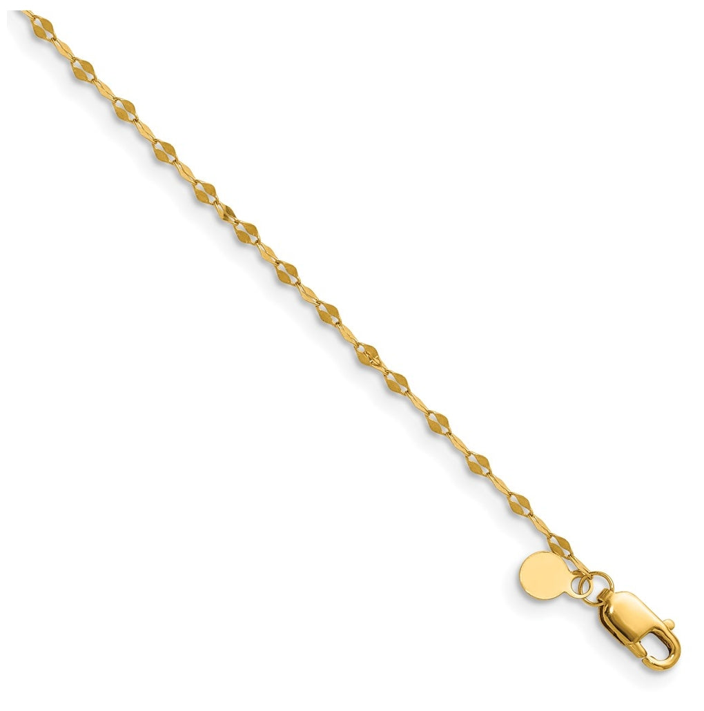 1/20 14K Gold Filled Alternate Anchor w/Lobster Clasp Chain