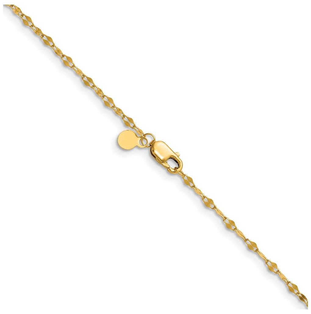1/20 14K Gold Filled Alternate Anchor w/Lobster Clasp Chain