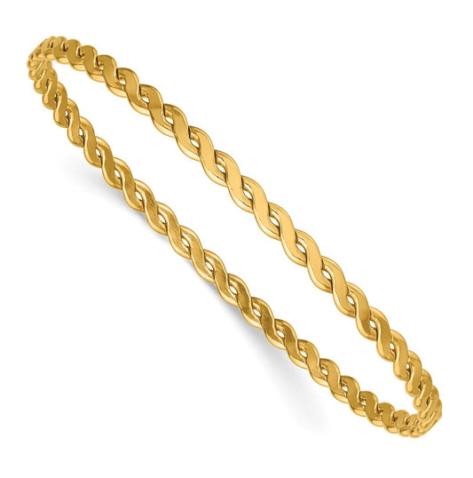 1/20 14K Gold Filled 3.50mm Woven Bangle