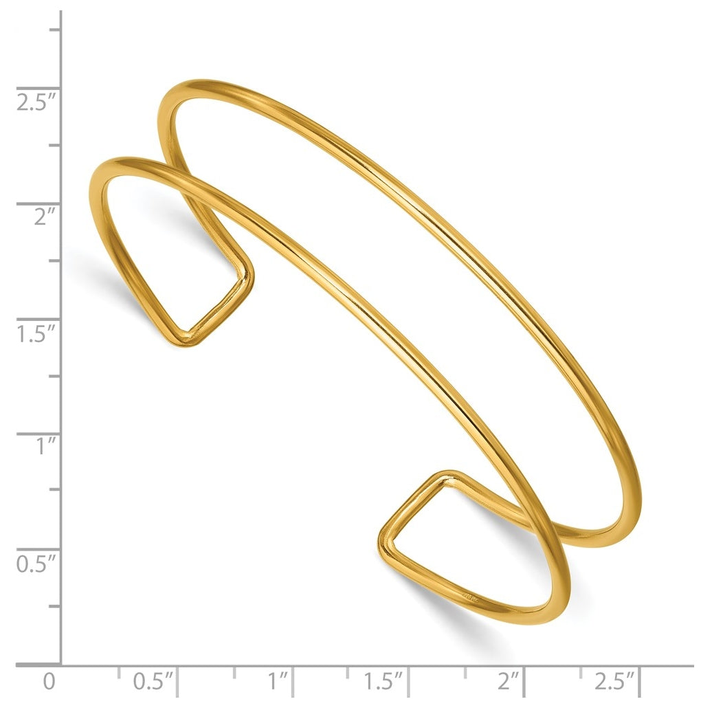 1/20 14K Gold Filled Double Bangle