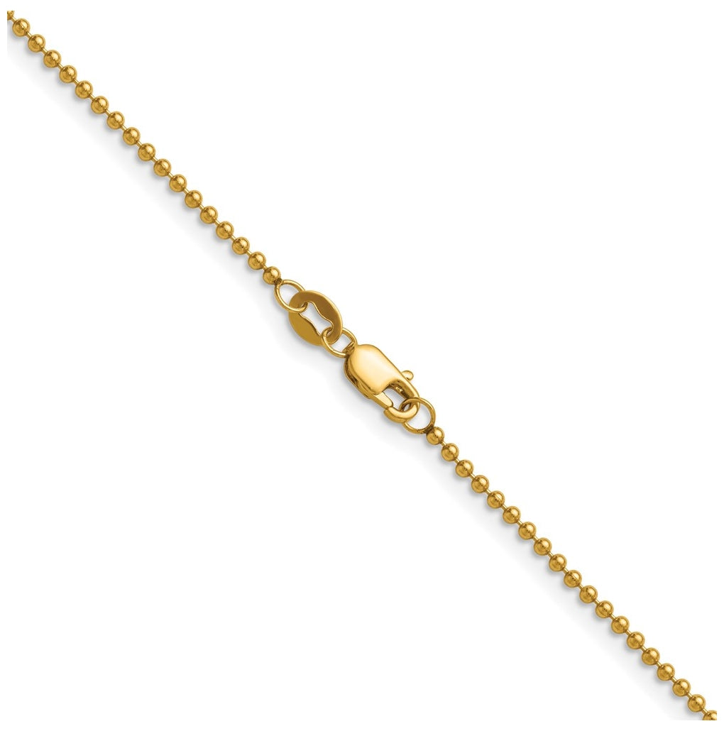 1/20 14K Gold Filled Ball with Lobster Clasp Chain