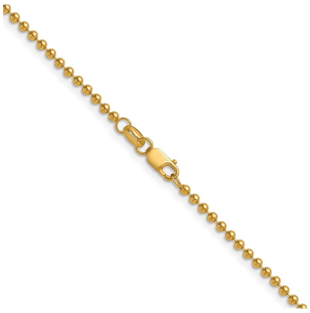 1/20 14K Gold Filled Ball with Lobster Clasp Chain