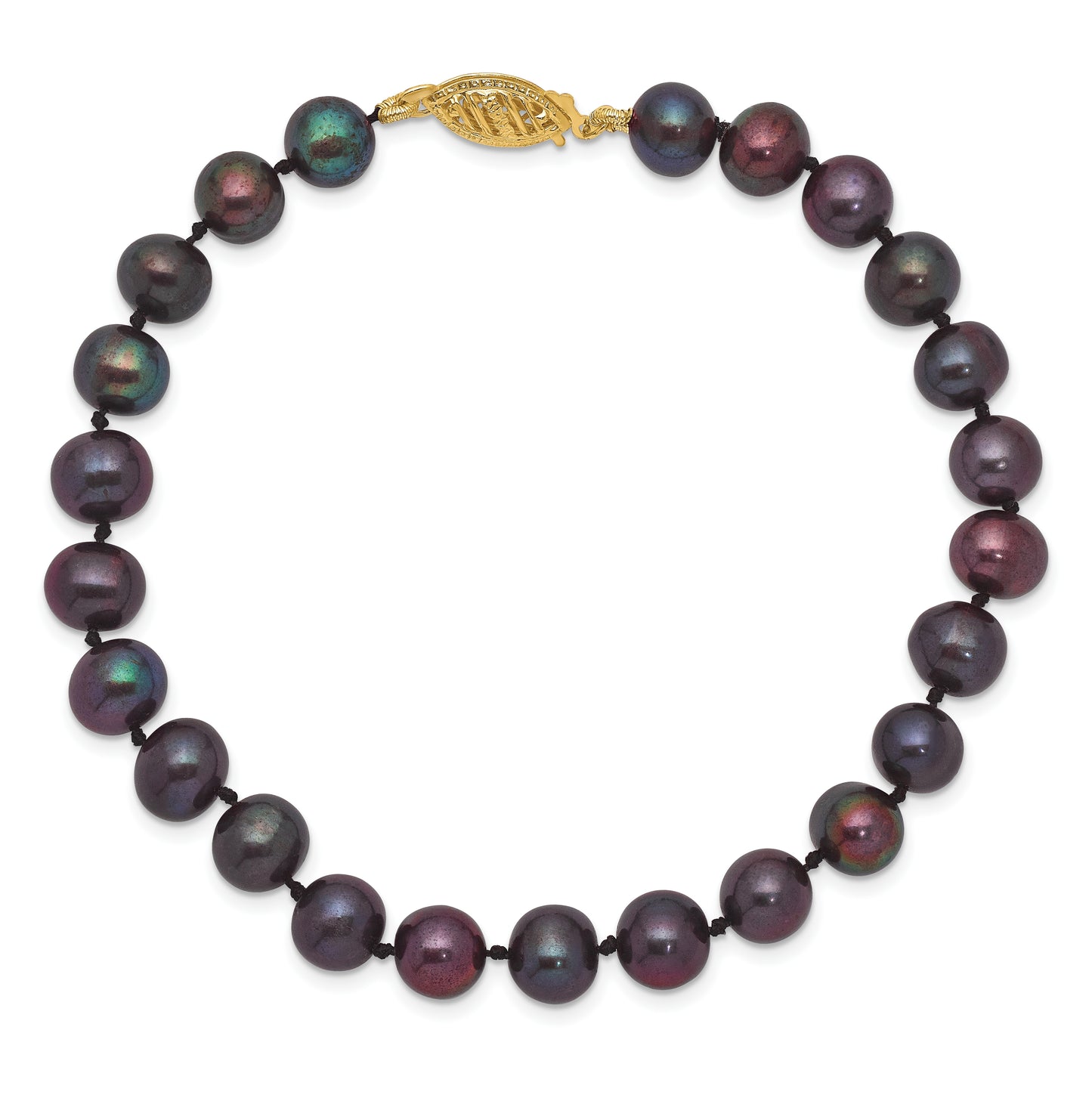 1/20 14K Gold Filled NearRound Freshwater Cultured Pearl Bracelet