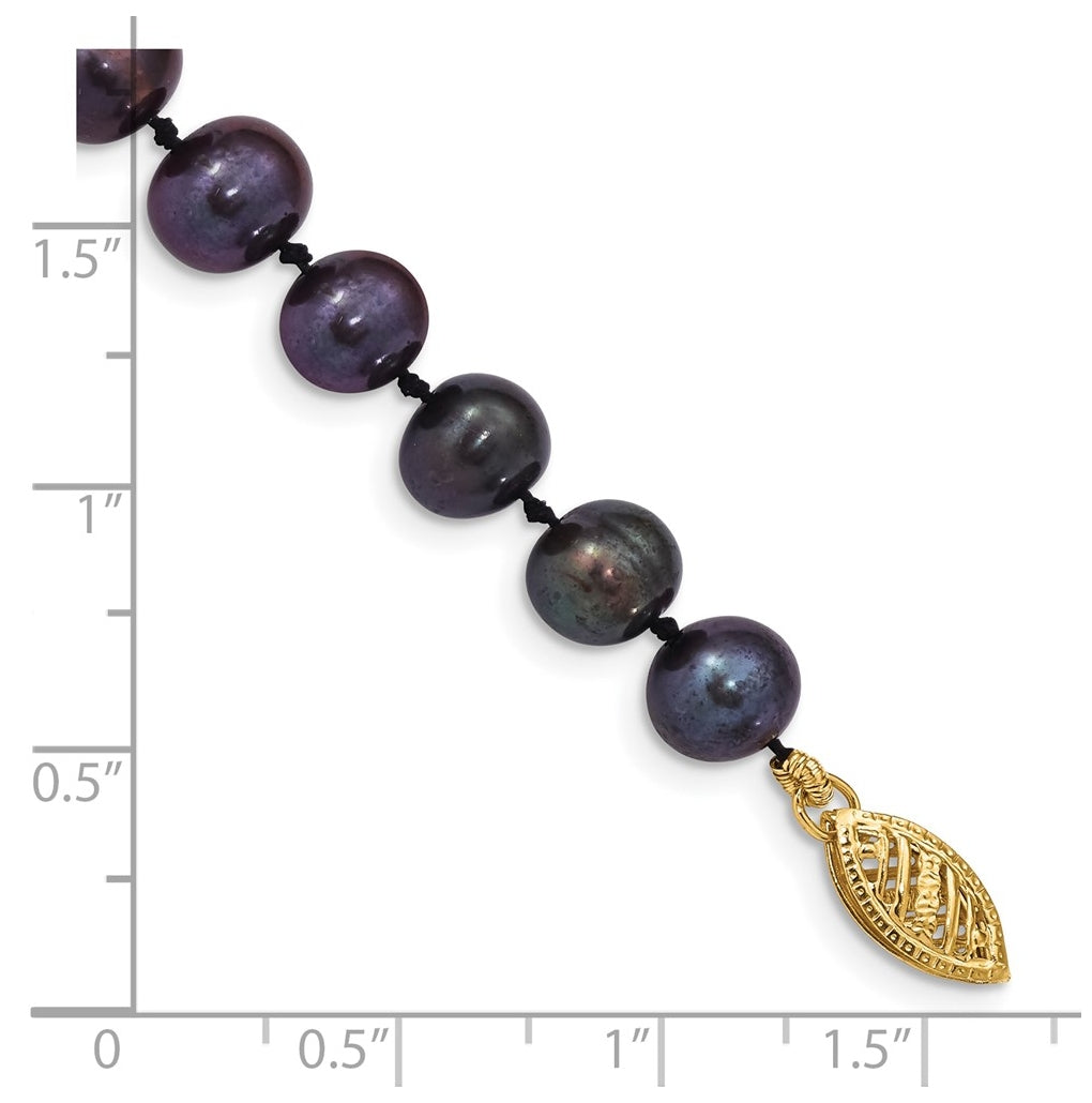 1/20 14K Gold Filled NearRound Freshwater Cultured Pearl Bracelet