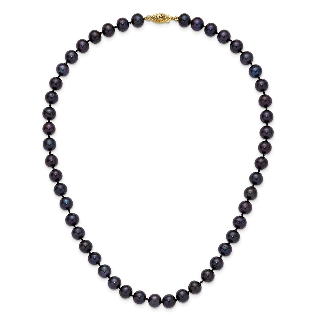 1/20 14K Gold Filled NearRound Freshwater Cultured Pearl Necklace