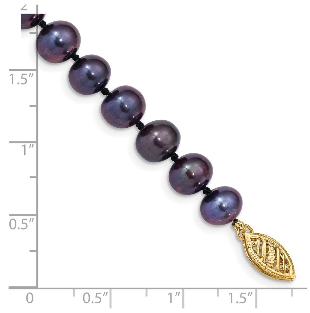 1/20 14K Gold Filled NearRound Freshwater Cultured Pearl Bracelet