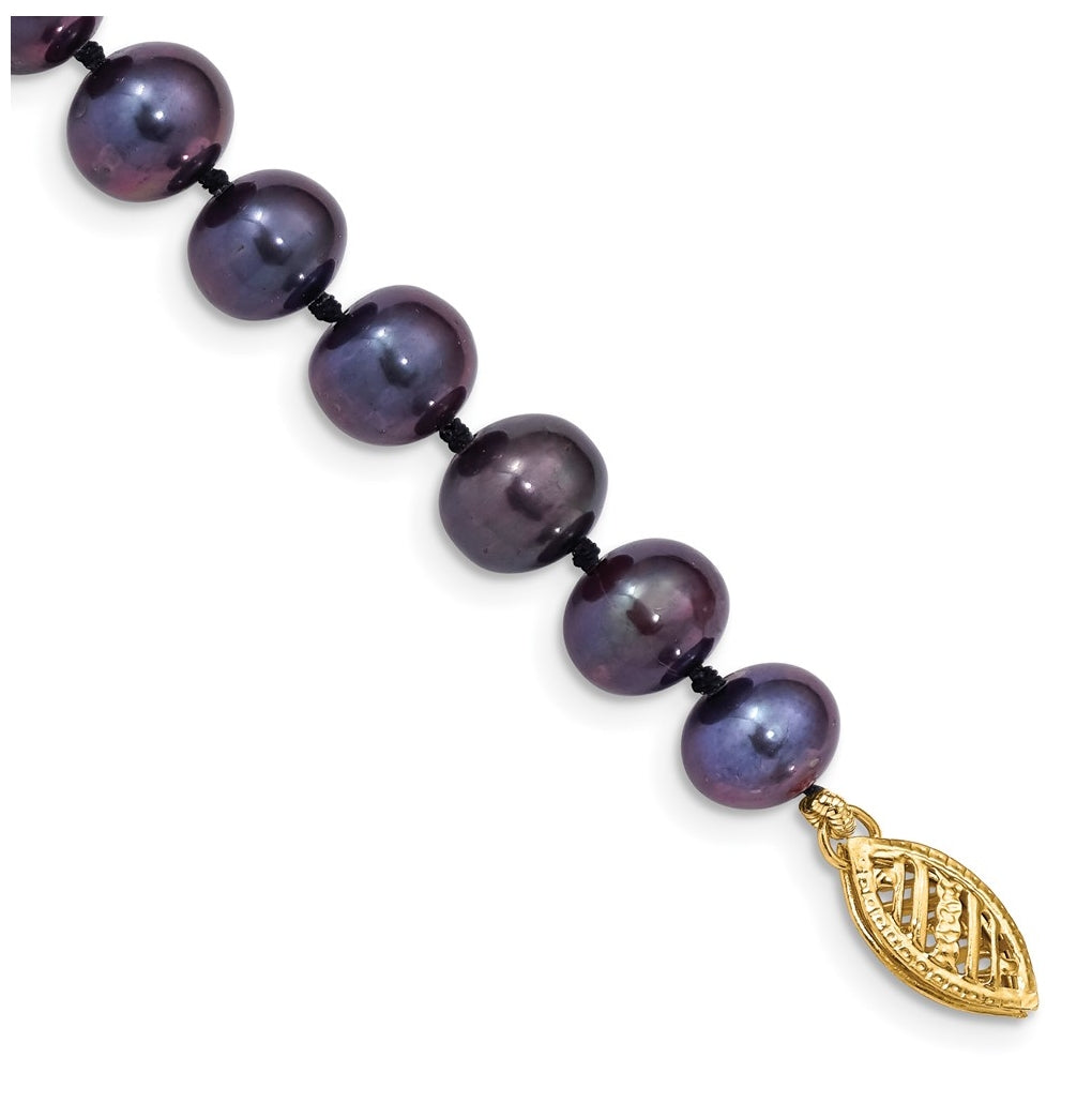 1/20 14K Gold Filled NearRound Freshwater Cultured Pearl Bracelet