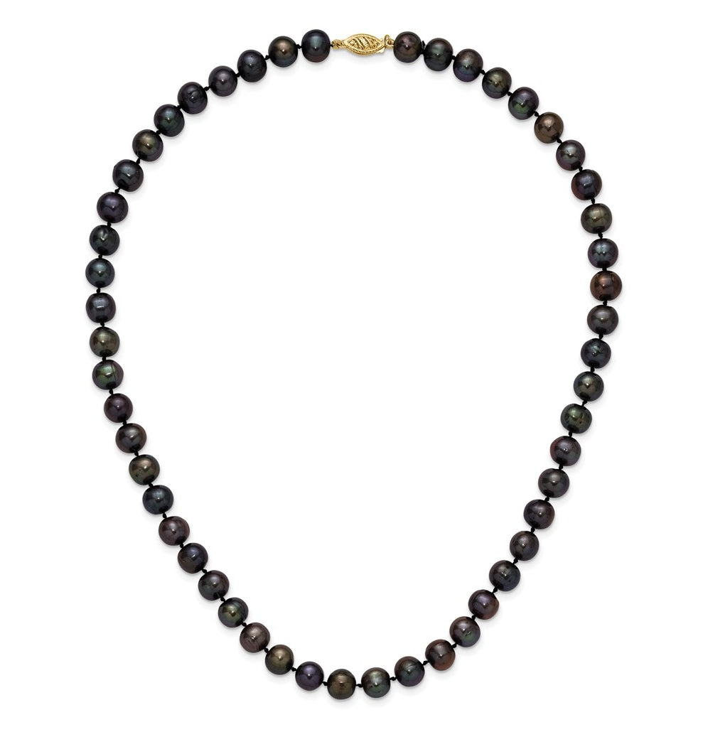 1/20 14K Gold Filled NearRound Freshwater Cultured Pearl Necklace