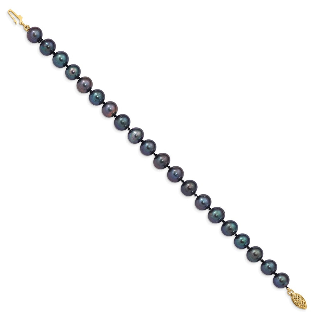 1/20 14K Gold Filled NearRound Freshwater Cultured Pearl Bracelet