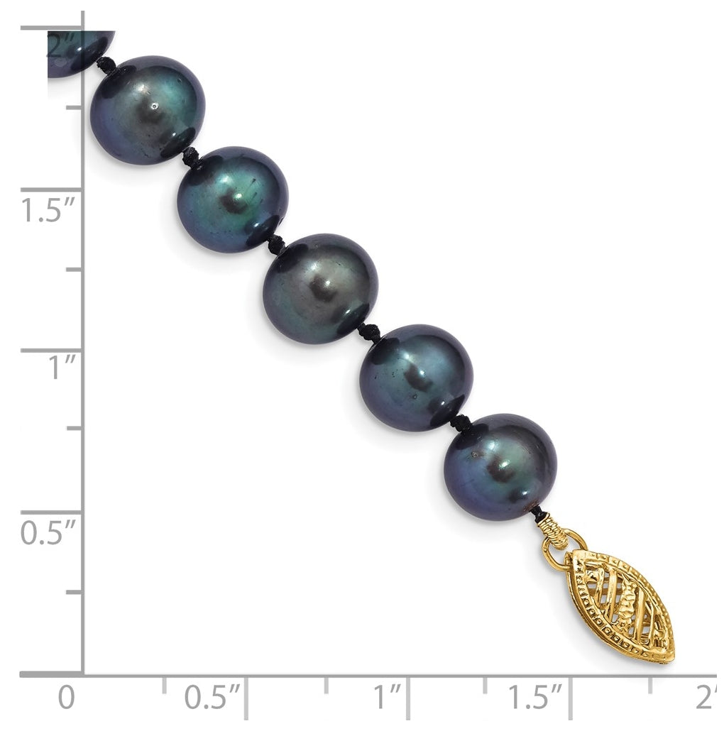 1/20 14K Gold Filled NearRound Freshwater Cultured Pearl Bracelet