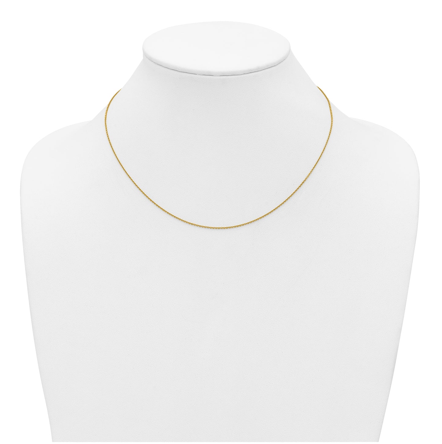 1/20 14K Gold Filled Adjustable Cable 22in Chain