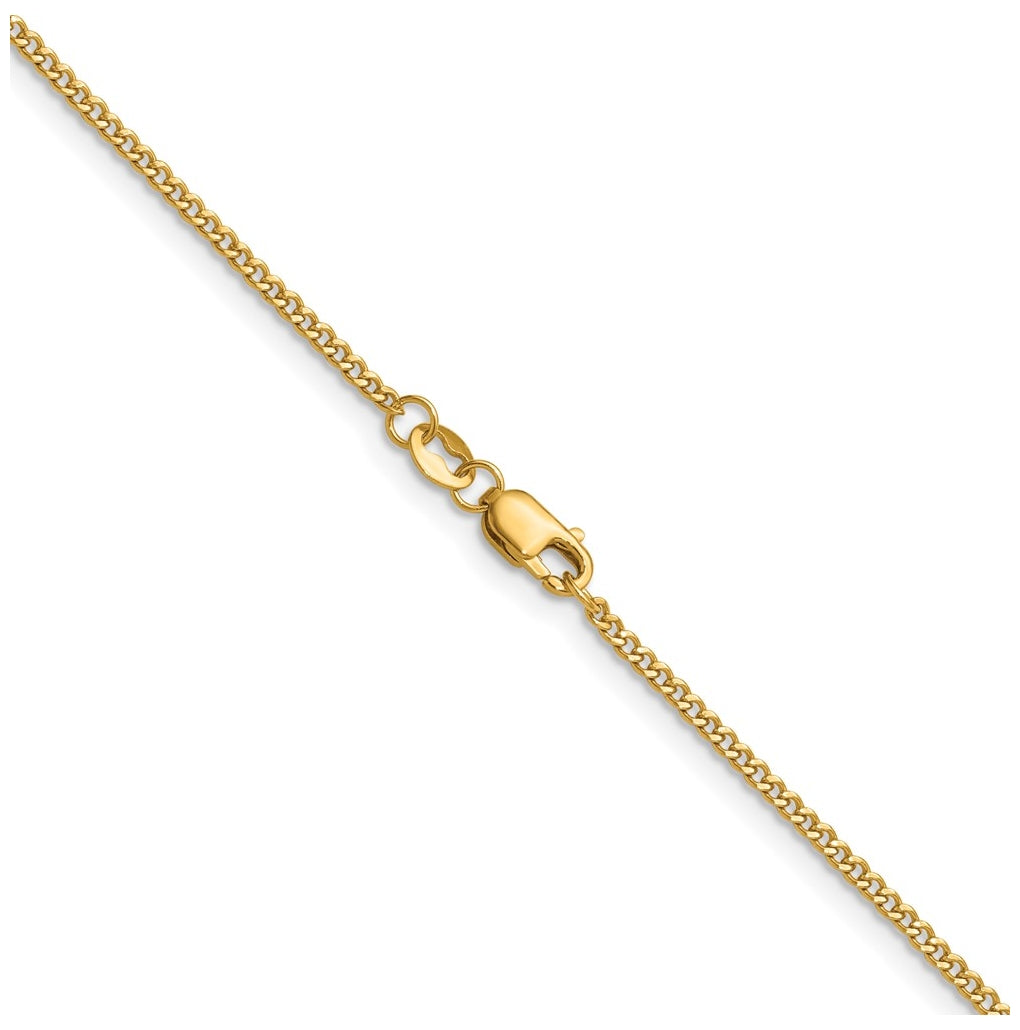 1/20 14K Gold Filled Curb w/Lobster Clasp Chain